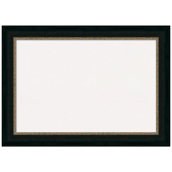 Amanti Art White Cork Board Framed Paragon Bronze Bulletin Board 43 in. x 31 in.
