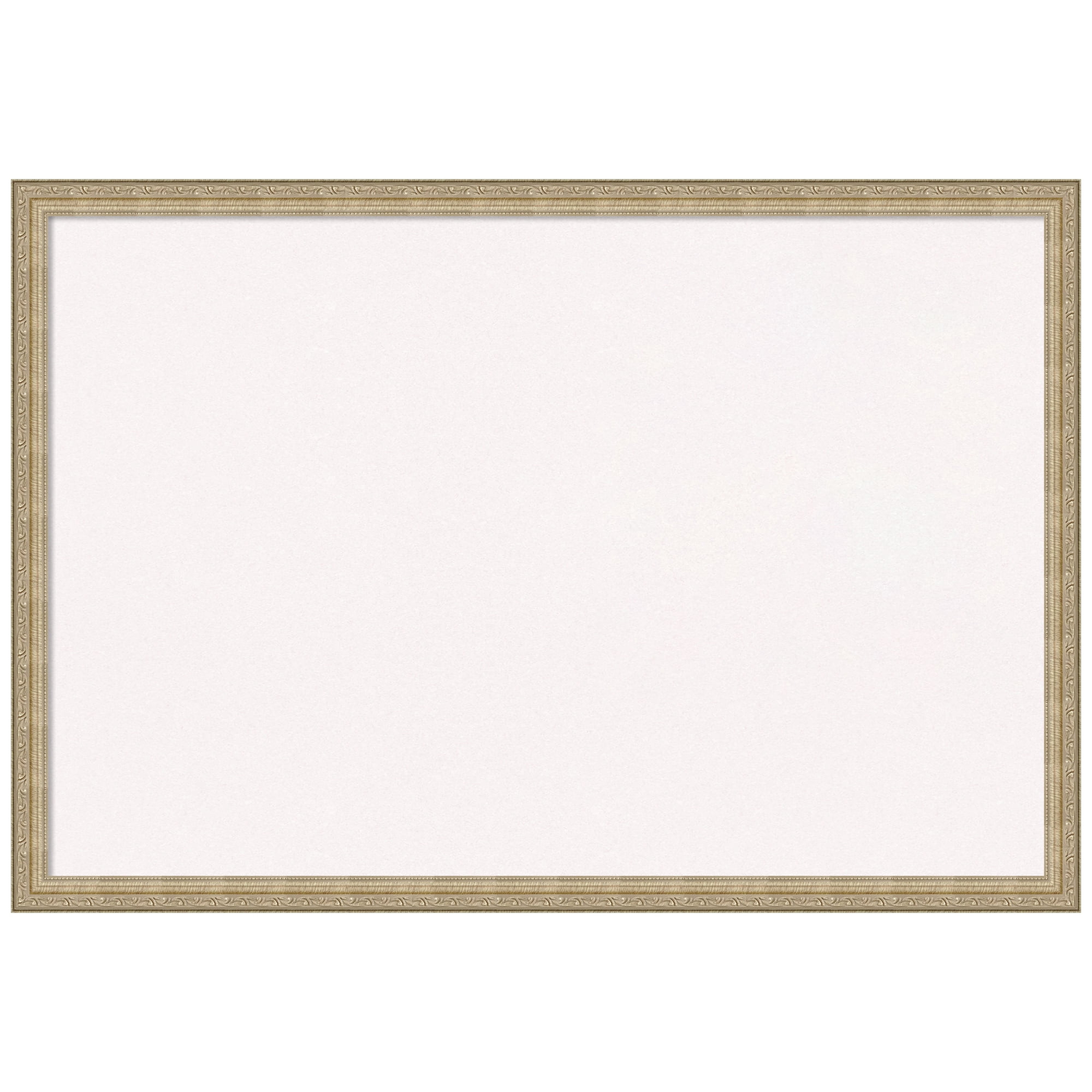 Amanti Art White Cork Board Framed Paris Champagne Bulletin Board 38 in. x 26 in.