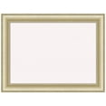 thumbnail image 1 of Amanti Art White Cork Board Framed Textured Light Gold Bulletin Board 33 in. x 25 in., 1 of 7