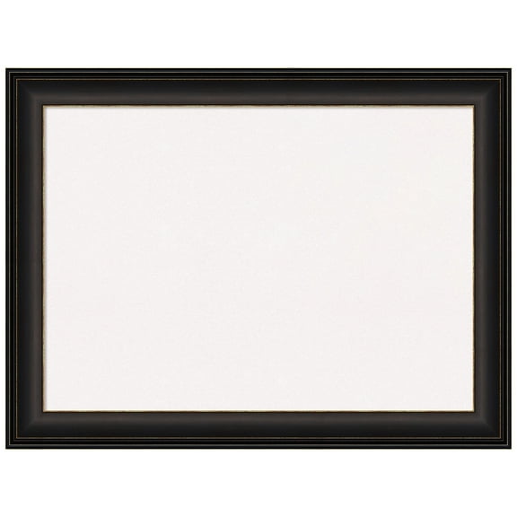 Amanti Art White Cork Board Framed Trio Oil Rubbed Bronze Bulletin Board 33 in. x 25 in.