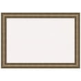 thumbnail image 1 of Amanti Art White Cork Board Wood Framed Angled Bronze Bulletin Board 27 in. x 19 in., 1 of 7