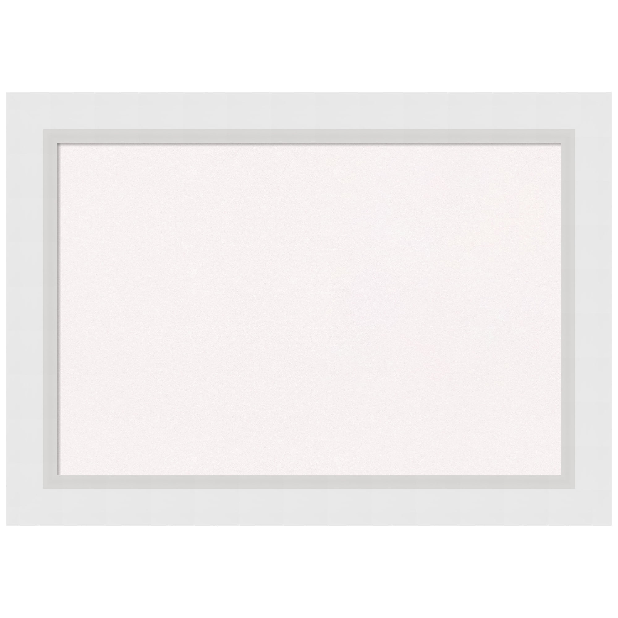 Blanco White Wood Framed Cork Bulletin Board 28" x 20"