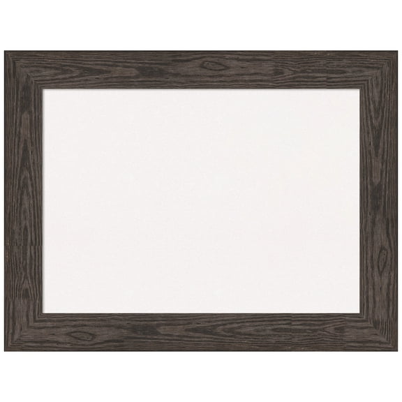 Amanti Art White Cork Board Wood Framed Bridge Black Bulletin Board 34 in. x 26 in.