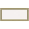 thumbnail image 1 of Amanti Art White Cork Board Wood Framed Champagne Teardrop Bulletin Board 33 in. x 15 in., 1 of 7