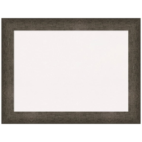 Amanti Art White Cork Board Wood Framed Dappled Light Bronze Bulletin Board 33 in. x 25 in.