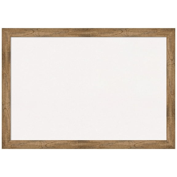 Amanti Art White Cork Board Wood Framed Owl Brown Narrow Bulletin Board 40 in. x 28 in.