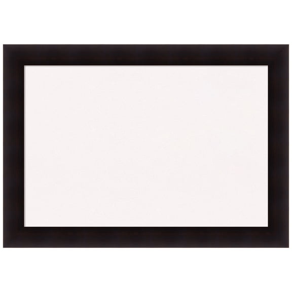 Amanti Art White Cork Board Wood Framed Portico Espresso Bulletin Board 42 in. x 30 in.