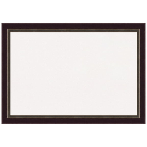 Amanti Art White Cork Board Wood Framed Signore Bronze Bulletin Board 40 in. x 28 in.