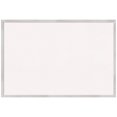 thumbnail image 1 of Amanti Art White Cork Board Wood Framed Svelte Silver Bulletin Board 37 in. x 25 in., 1 of 8