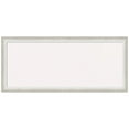 thumbnail image 1 of Amanti Art White Cork Board Wood Framed Two Tone Silver Bulletin Board 32 in. x 14 in., 1 of 7