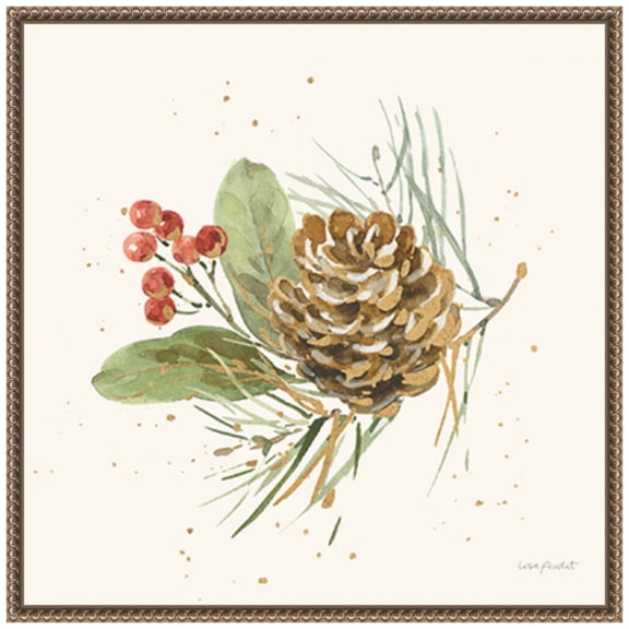 Amanti Art Winter Blooms VI Framed Canvas Wall Art Print