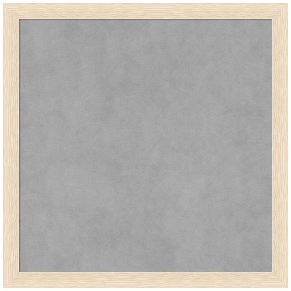 Amanti Art Woodgrain Stripe Blonde Framed Magnetic Board 22 x 22 in.