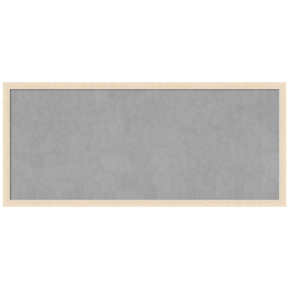 Amanti Art Woodgrain Stripe Blonde Framed Magnetic Board 50 x 22 in.