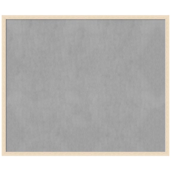 Amanti Art Woodgrain Stripe Blonde Framed Magnetic Board 50 x 42 in.