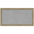 thumbnail image 1 of Amanti Art Woodgrain Stripe Mocha Framed Magnetic Board 26 x 14 in., 1 of 7