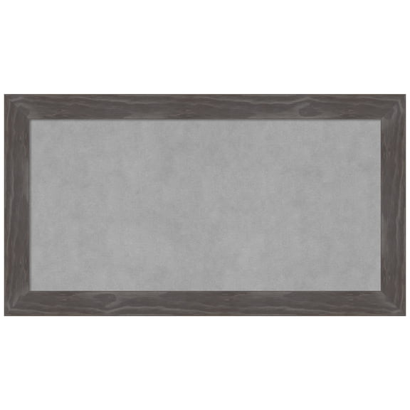 Amanti Art Woodridge Rustic Grey Framed Magnetic Board 27 x 15 in.