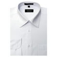 thumbnail image 1 of Amanti CL1003-16x32-33 Amanti Mens Wrinkle Free Solid White Dress Shirt - White-16 x 32-33, 1 of 1