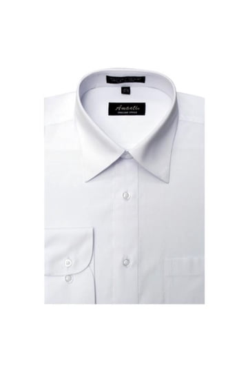 white short sleeve dress shirt walmart Omega Men's Designer Short Sleeve Dress Shirt in White, Size 5XL
