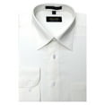 thumbnail image 1 of Amanti Men's Wrinkle Free White Dress Shirt, 1 of 1