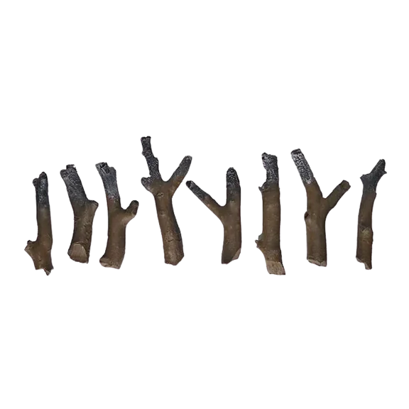 Amantii 8 Piece Natural Wood Log set