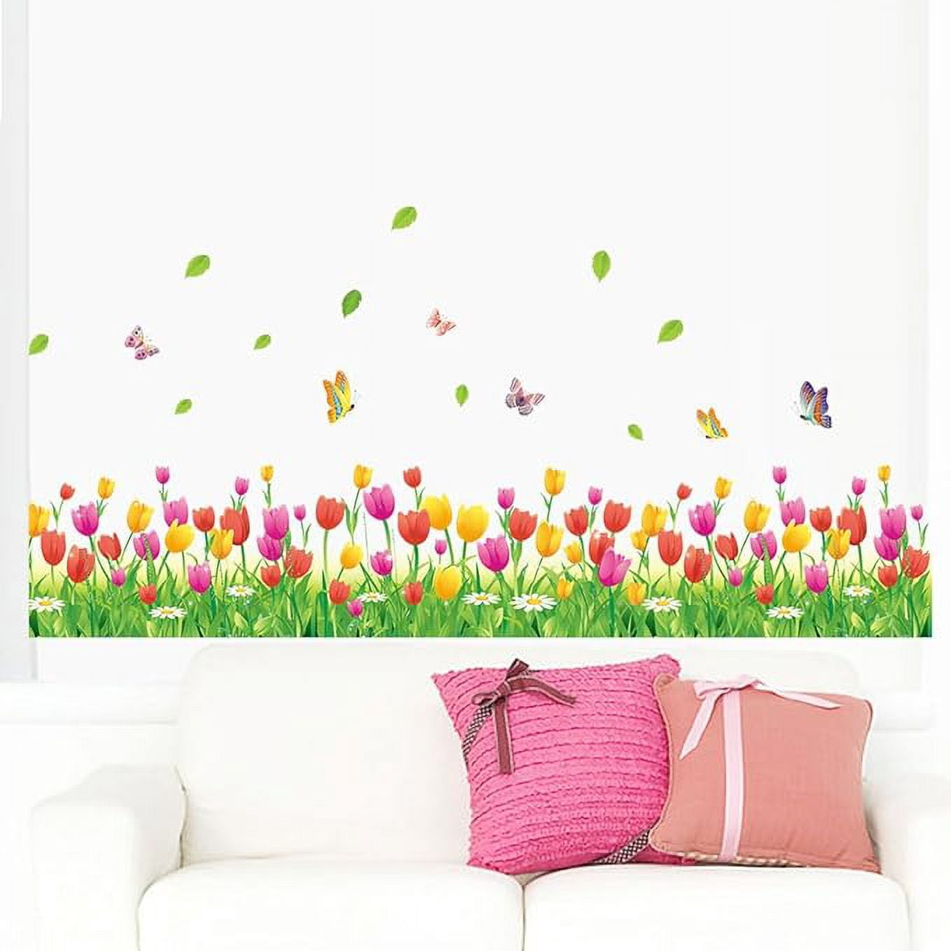 Colorful Butterfly & Alphabet Wall Decals For Kids – Peel & Stick Nursery, Classroom Decor – 2 Sheets 30x60cm