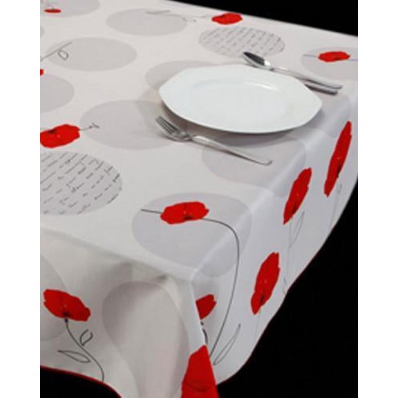 Amapola 100% Polyester, Stain Resistant Tablecloth 137 x 59 inch