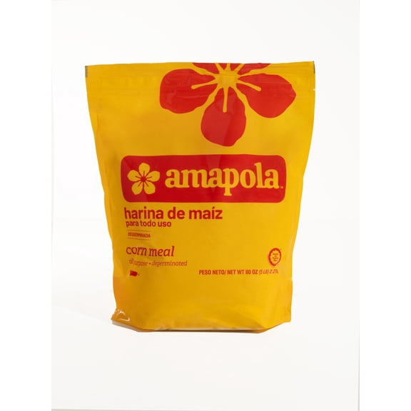Amapola Corn Meal Yellow Gluten-Free Harina de Maiz - 5 lb