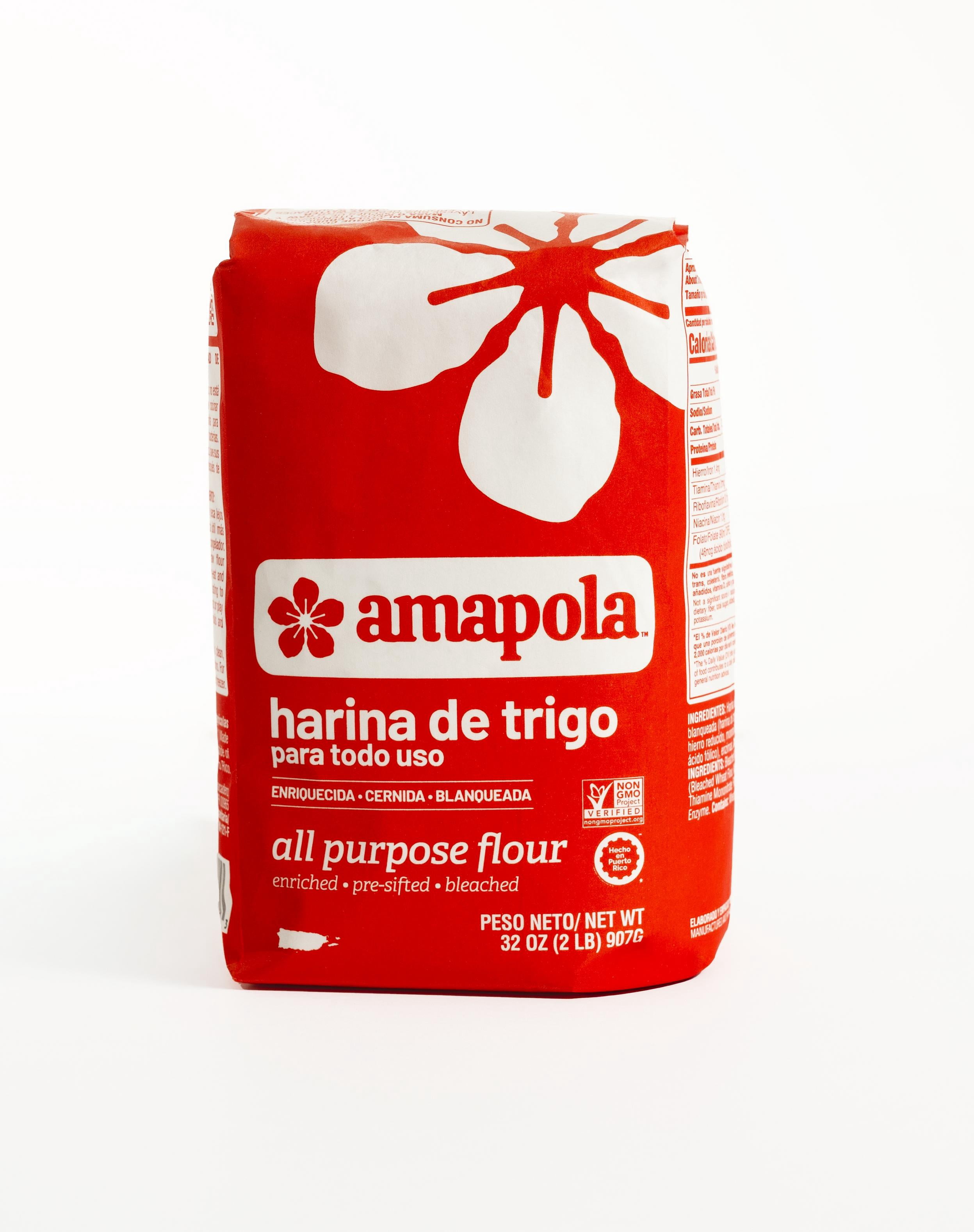 Amapola Harina de Trigo All Purpose Flour Dry Mix Bag - 2lbs