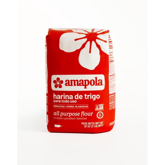 Amapola Harina de Trigo All Purpose Flour Dry Mix Bag - 2lbs