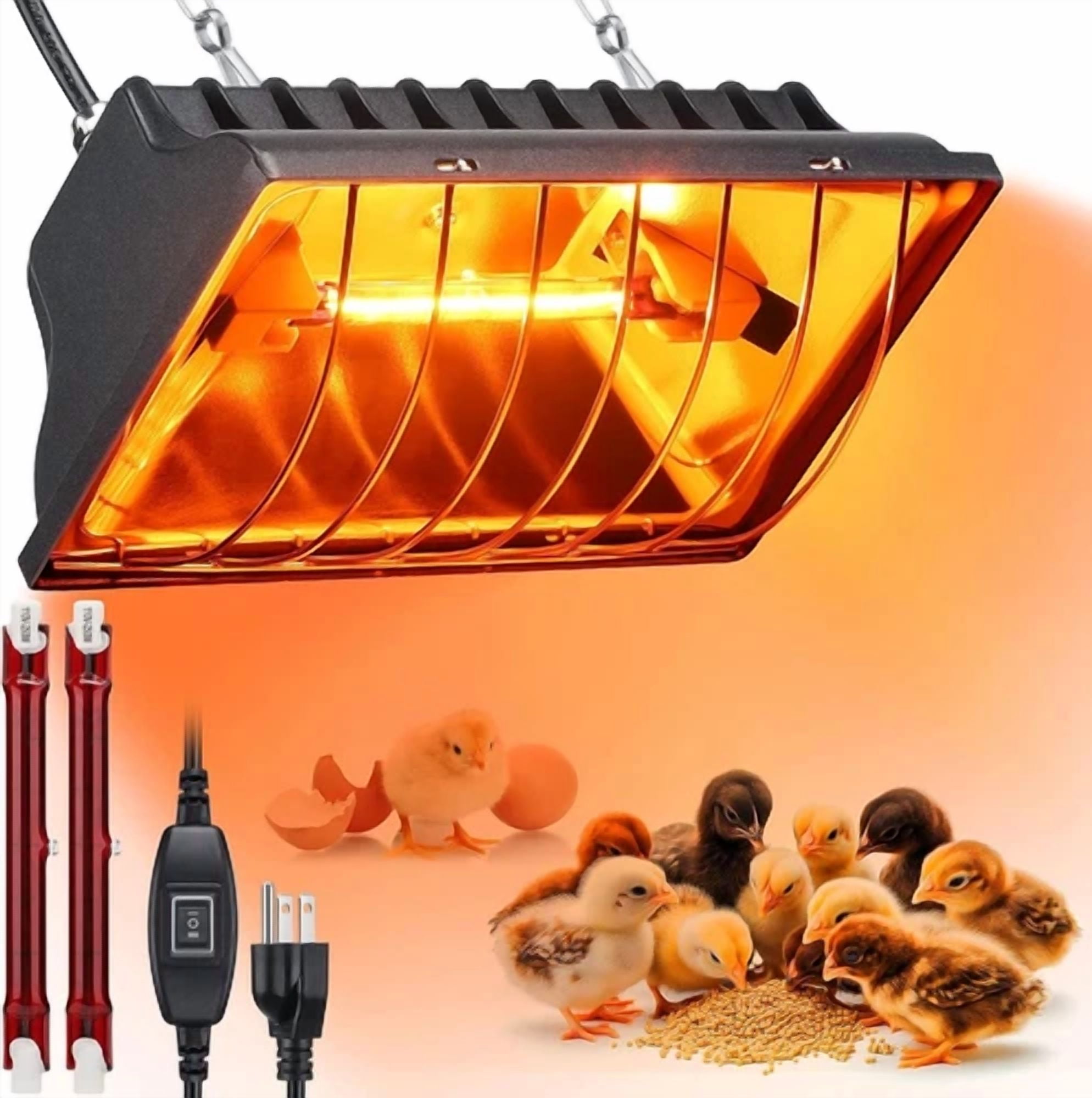 Brooder Tools Amar Tool 250W Chicken Brooder Heater for Chicks Ducks, Brooder Heater ...