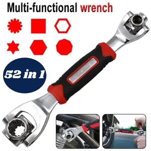 Amar Tool 52 in 1 Universal Wrench Multi-Function Socket Tiger Spanners Adjustable Tools