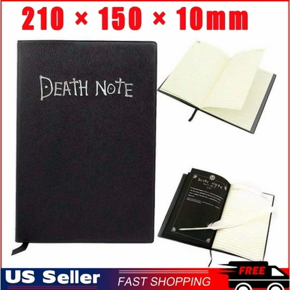 Amar Tool Cosplay Death Note Notebook & Feather Pen Book Japan Anime Writing notebook