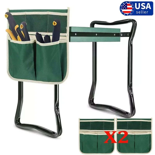 Amar Tool Foldable Garden Kneeler Tool Pouch bag for Bench Stool ...