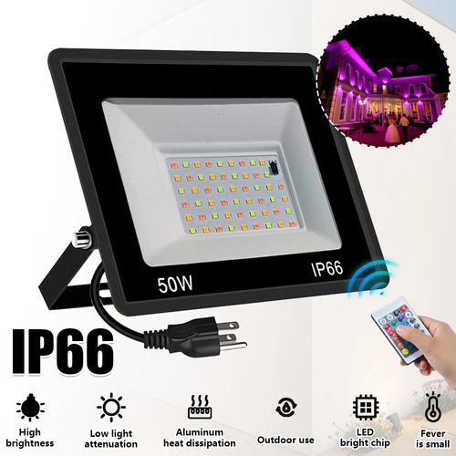 Amar Tool New RGB Color Changing LED Flood Light Outdoor Garden ...