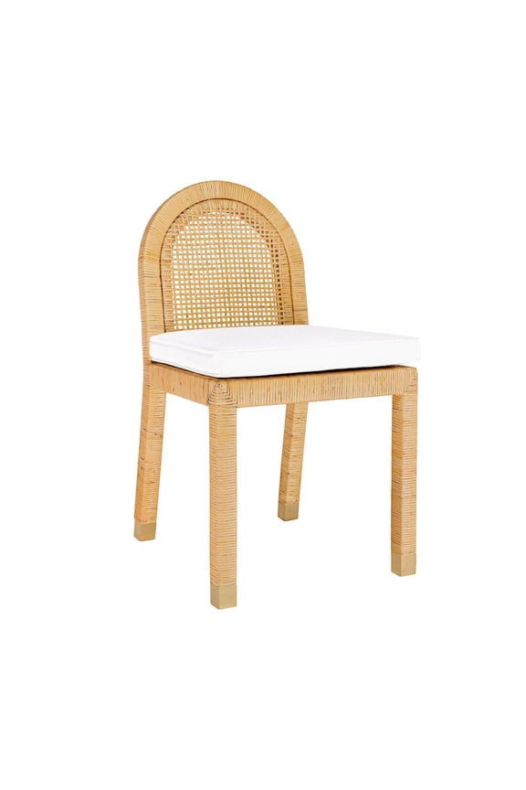 Amara Natural Rattan Arched Back Dining Chair