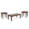 thumbnail image 1 of Furniture of America Korlyn Wood 3-Piece Coffee Table Set, 1 of 5
