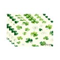 thumbnail image 1 of Amarainy Clover Pattern Linen Table Mats Set of 4 for Home Kitchen Table Decor 12x18 inch, 1 of 5