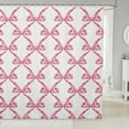 thumbnail image 1 of Amarainy Pink Bowknot Polyester Bath Curtain 72"x72" for Girl's Bathroom Decor, 1 of 5