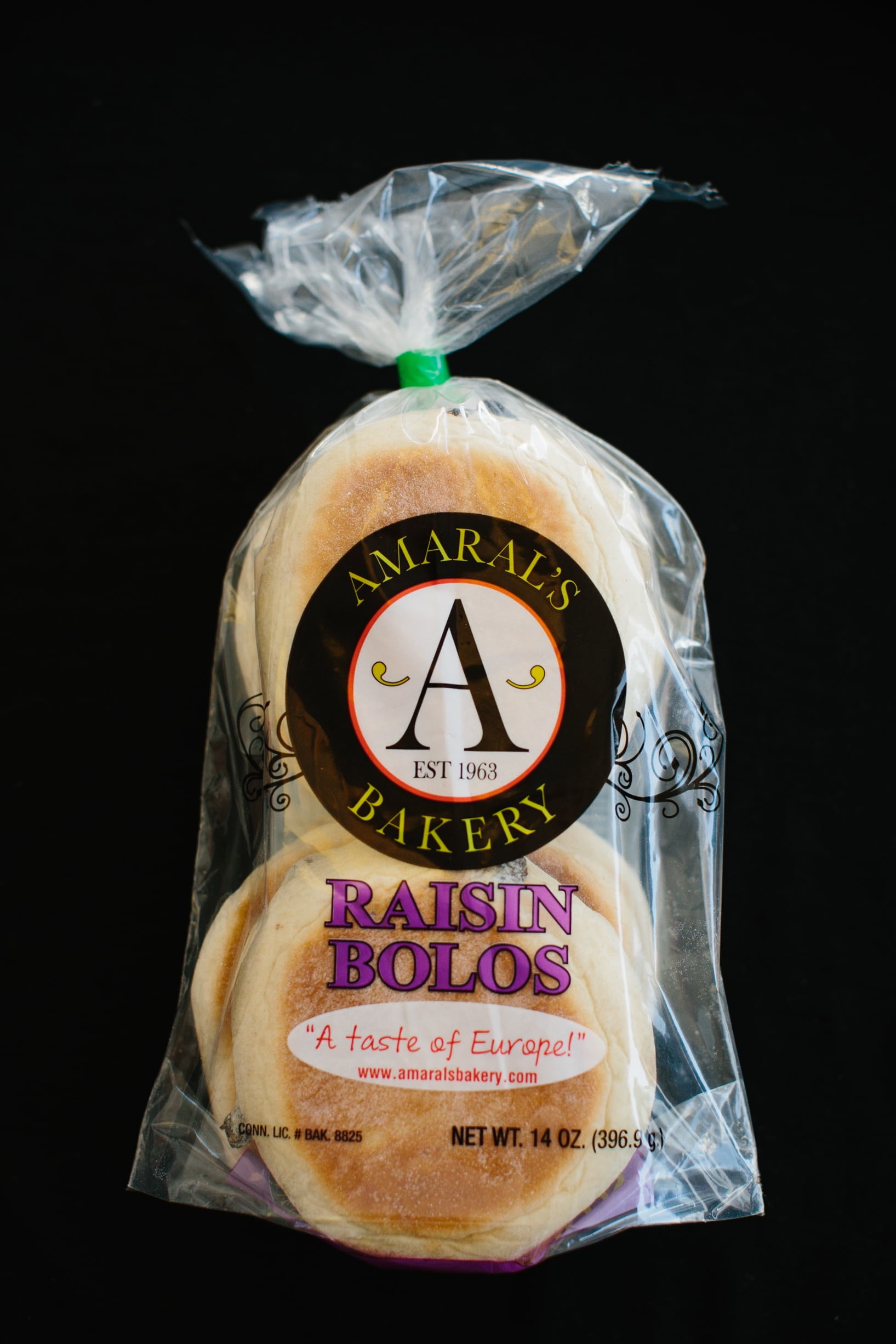 Amarals Bakery Inc. Amarals Portuguese Bolos Levedos Raisin