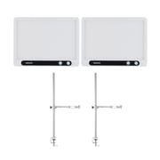 Amaran Verge Edge-Lit LED Panel Light Flicker-Free Stream Deck Control White, US Bundle with Desk Clamp Stand 4 Items