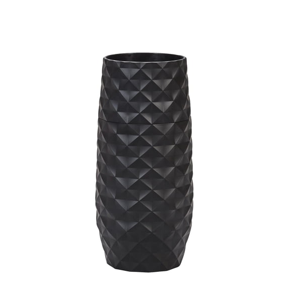 Amaranth 10-Inch Floral Care Smarter Vase (Black Diamond)