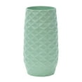 thumbnail image 1 of Amaranth Diamond Pattern 7.5-Inch Vase with Water Draining Specialty and Impact-Resistant Construction (Mint), 1 of 3