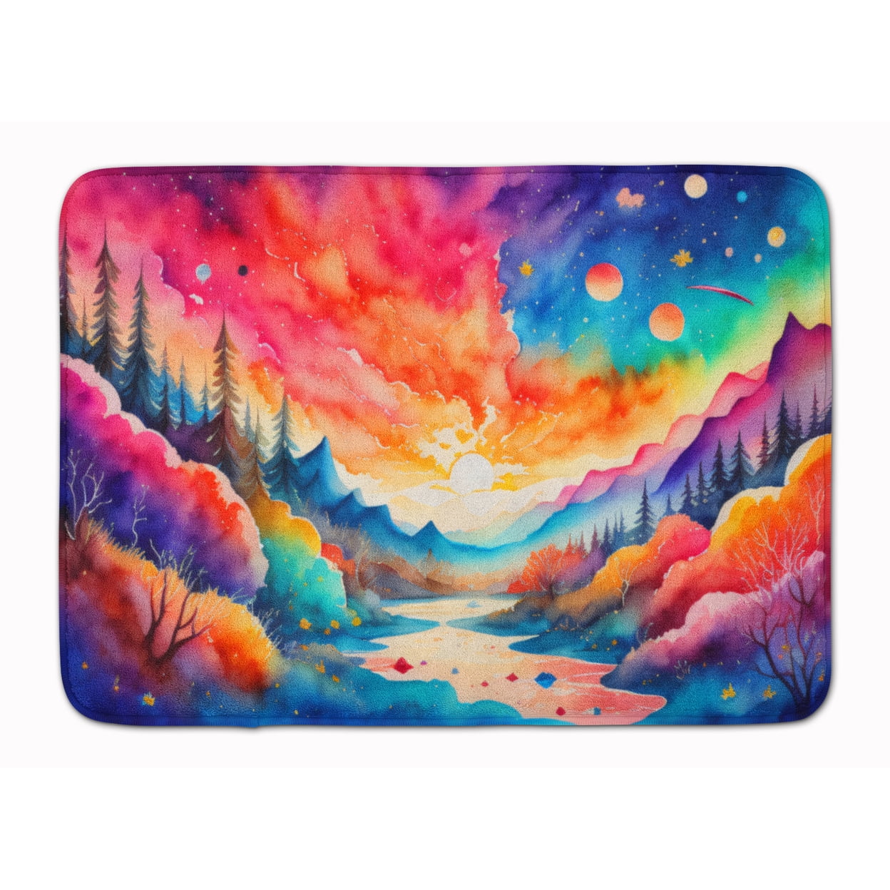 Amaranths in Color Memory Foam Kitchen Mat