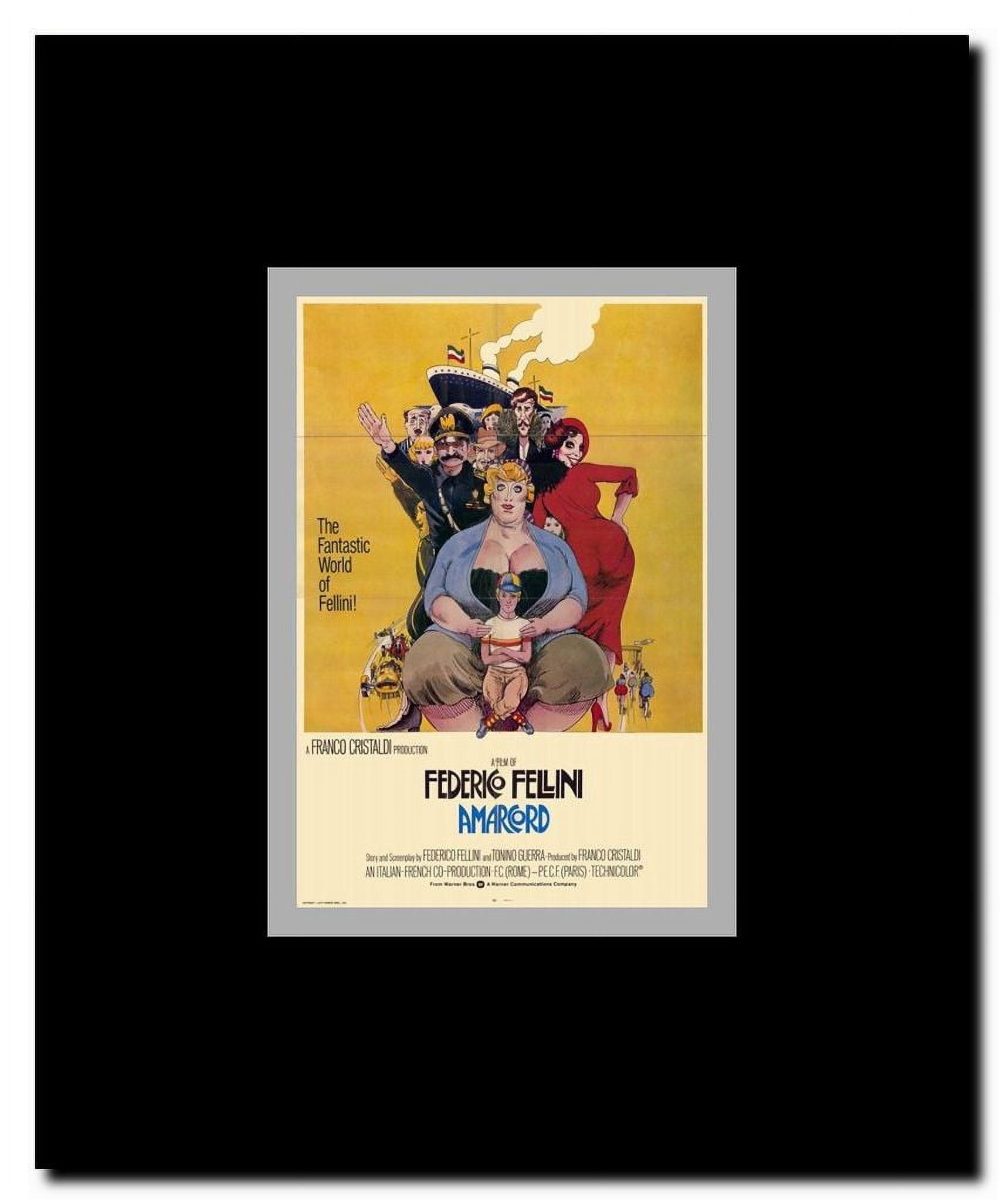 Amarcord Framed Movie Poster