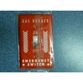 thumbnail image 1 of Amarelle, Gas Burner Steel Wallplate, W/ Screws, C974T, Free Shipping, 1 of 2