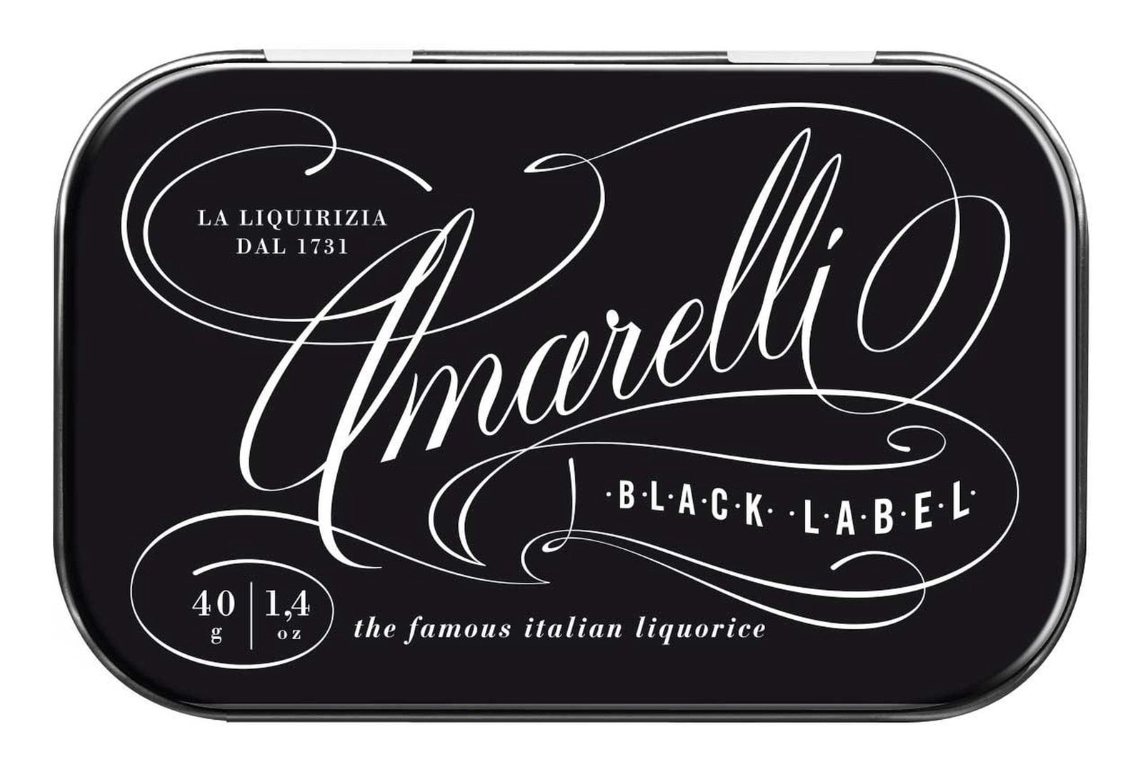 Amarelli Pure Liquorice Extract Black Label 40g Pack of 2