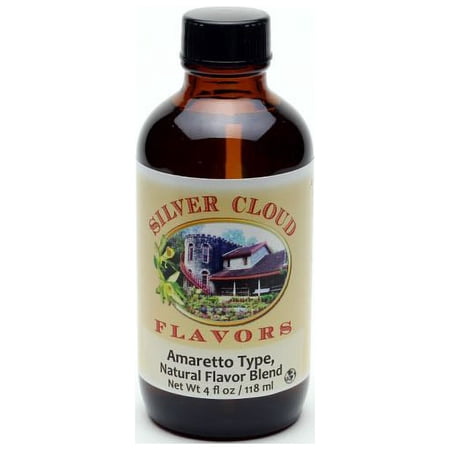 Amaretto Type Extract, Natural Flavor Blend - 4 fl. oz. glass bottle