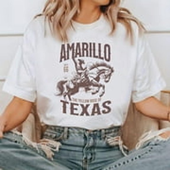 Amarillo SHirt, Amarillo By Morning , Country Music T-SHirt, Texas , Western SHirt, Country Music SHirt, CowB1Oy , 91