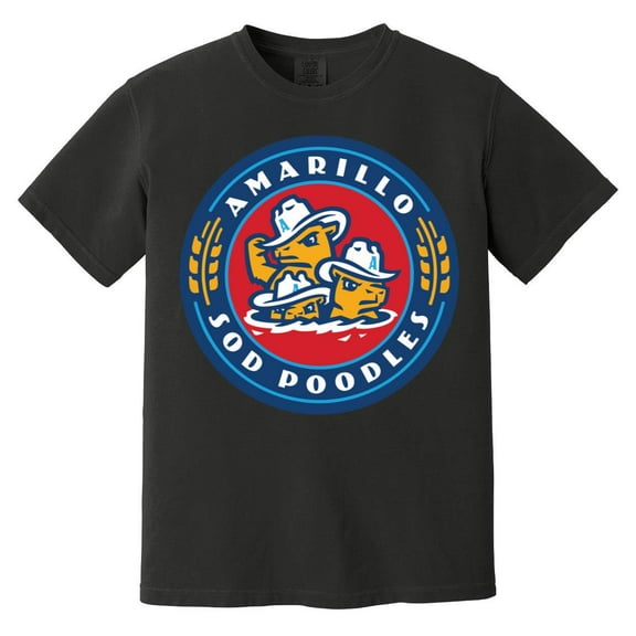 Amarillo Sod Poodles MiLB Minor League Baseball Team Fan Comfort Color T-Shirt