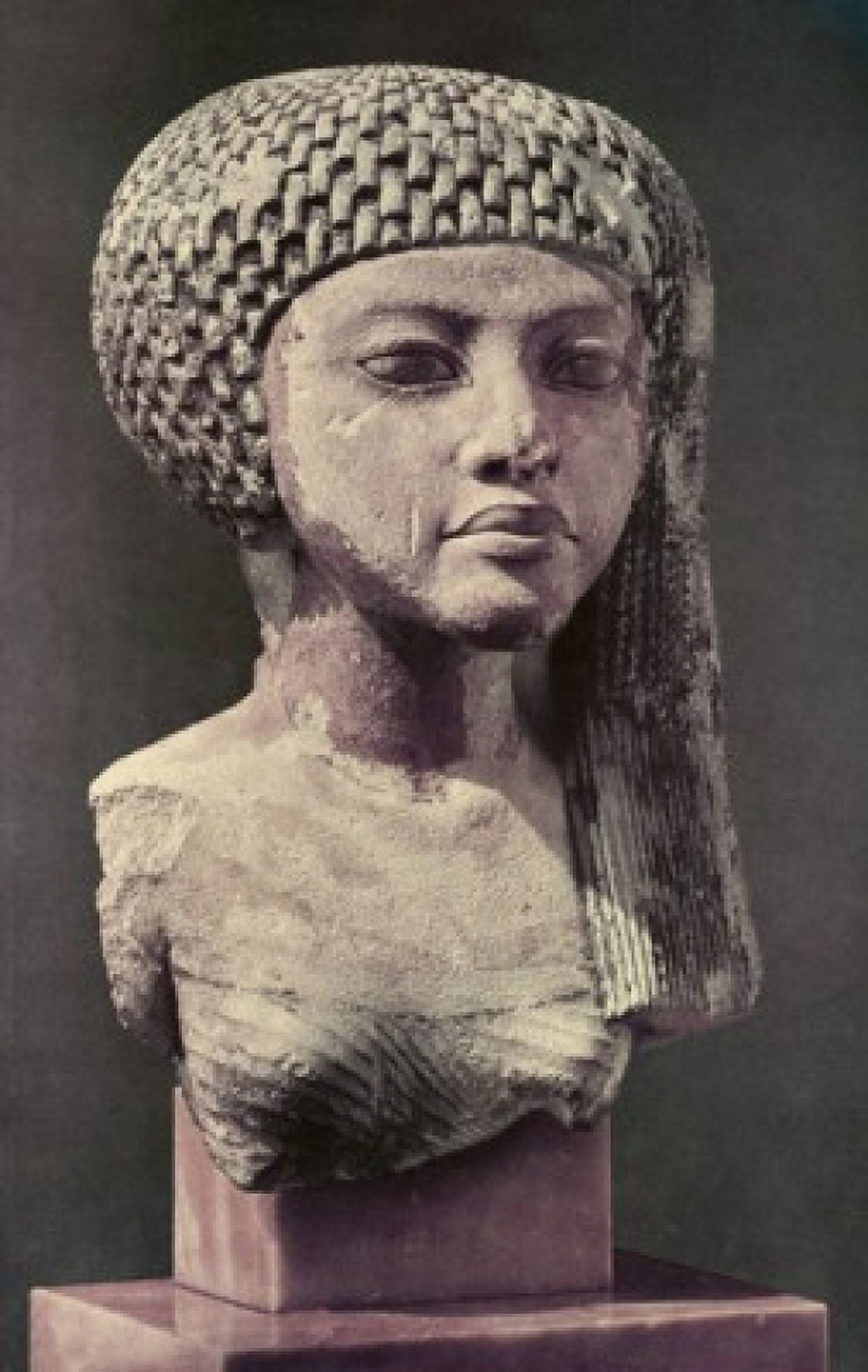 Amarnian Princess 1370 BC Egyptian Art Limestone Canvas Art - (18 x 24)